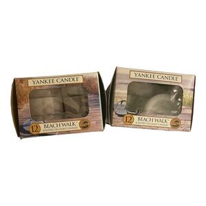 19 Yankee Candle Beach Walk Tea lights/votive candles Rare HTF